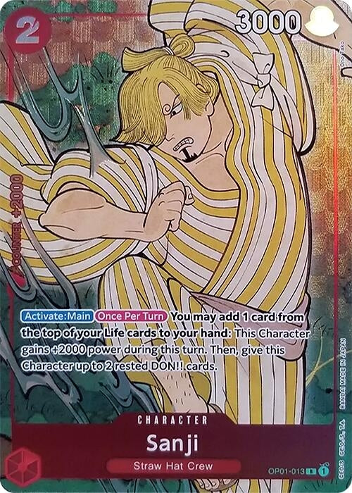 Image for Sanji (English Version 1st Anniversary Set) (OP01-013) - One Piece Card Game