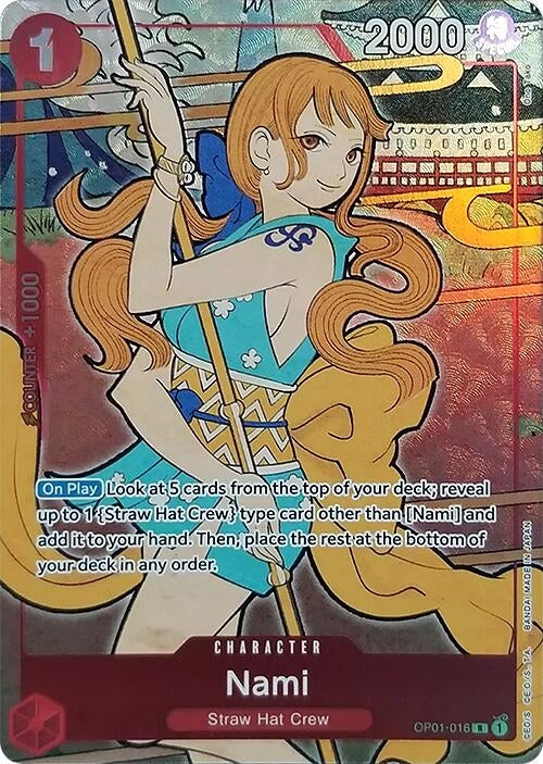 Image for Nami (English Version 1st Anniversary Set) (OP01-016) - One Piece Card Game