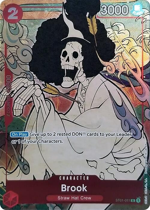 Image for Brook (English Version 1st Anniversary Set) (ST01-011) - One Piece Card Game