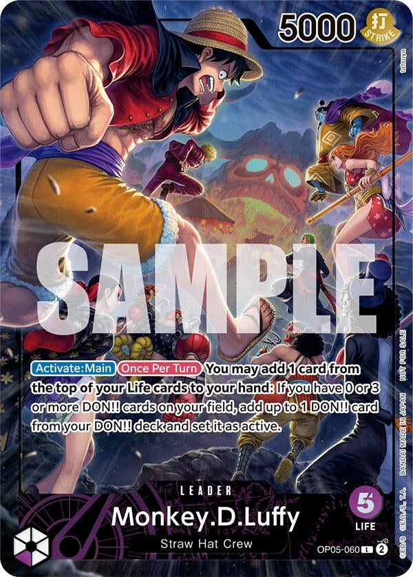 Image for Monkey.D.Luffy (PSA Magazine) (OP05-060) - One Piece Card Game