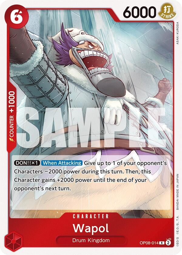 Image for Wapol (OP08-014) - One Piece Card Game