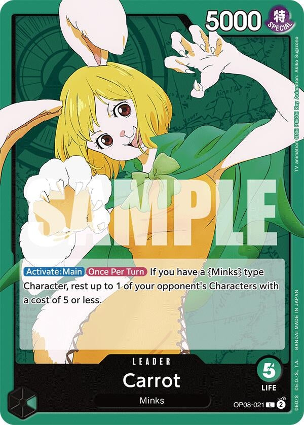 Image for Carrot (021) (OP08-021) - One Piece Card Game
