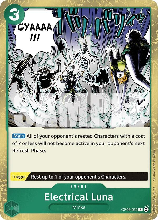 Image for Electrical Luna (OP08-036) - One Piece Card Game