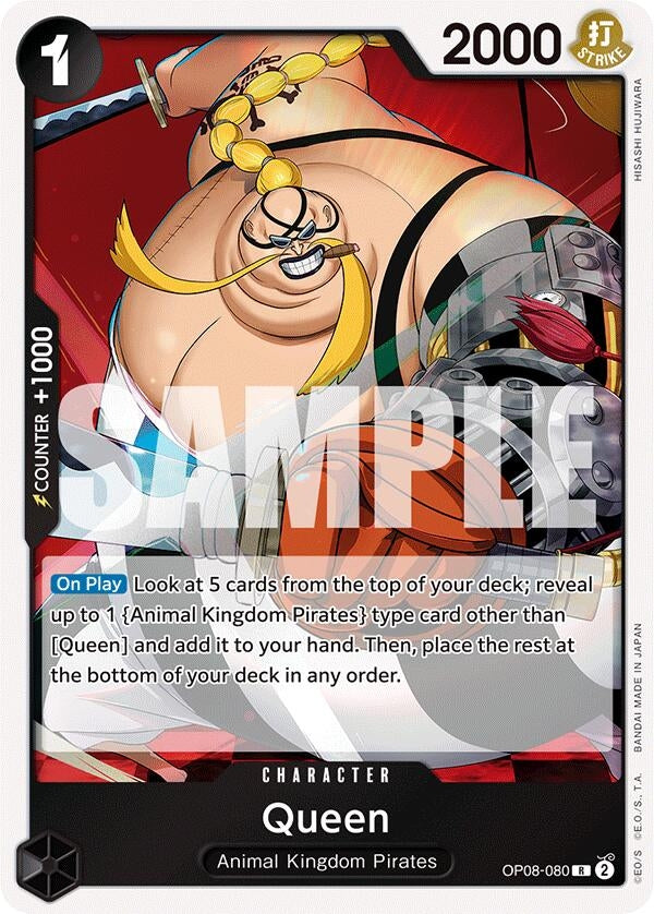Image for Queen (OP08-080) - One Piece Card Game