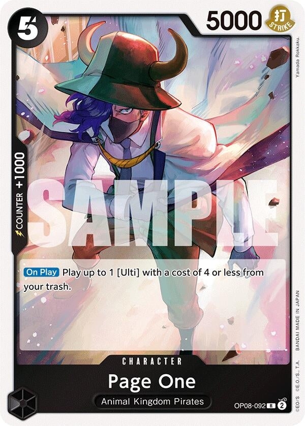 Image for Page One (OP08-092) - One Piece Card Game