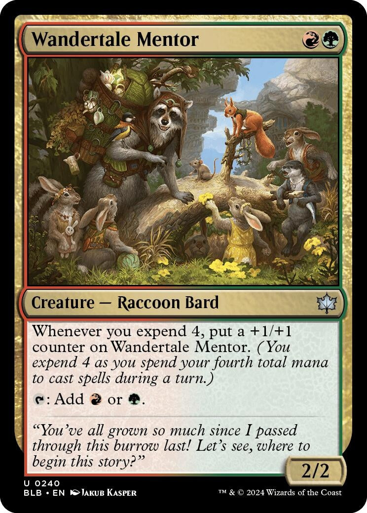 Image for Wandertale Mentor (240) - Magic: The Gathering