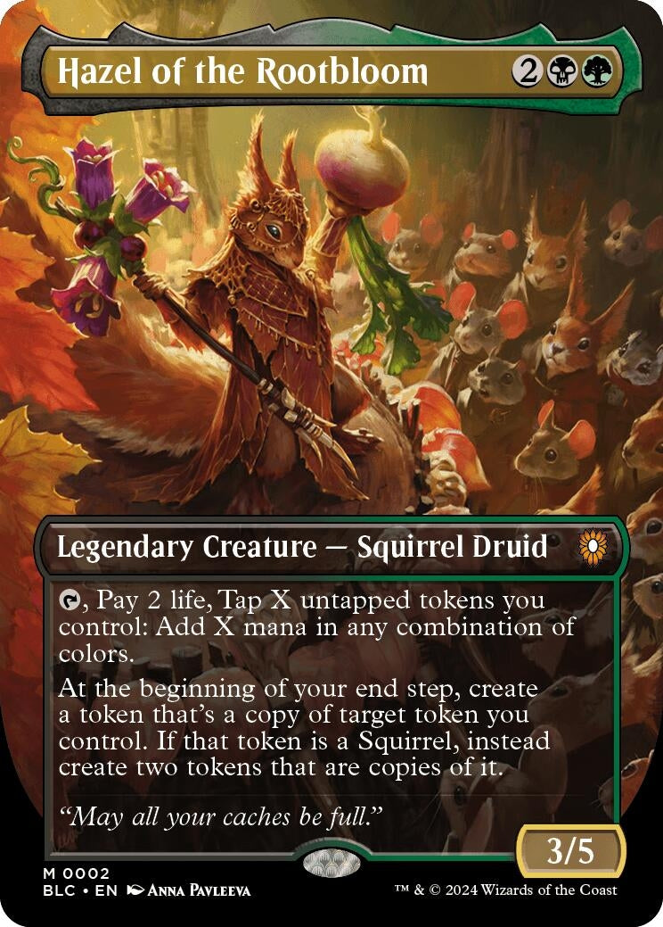 Image for Hazel of the Rootbloom (Borderless) (2) - Magic: The Gathering