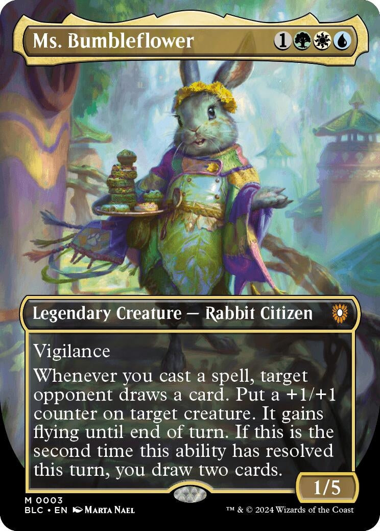 Image for Ms. Bumbleflower (Borderless) (3) - Magic: The Gathering
