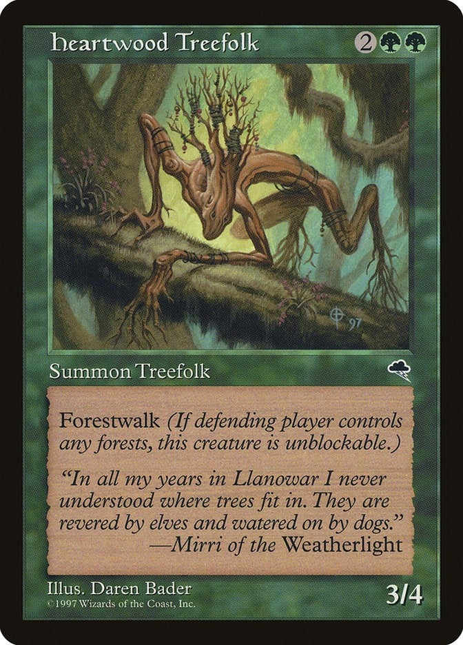 Image for Heartwood Treefolk (233) - Magic: The Gathering