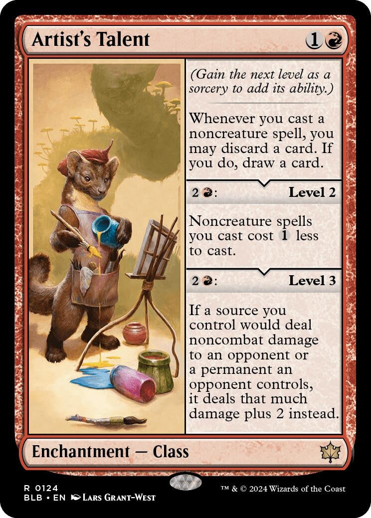 Image for Artist's Talent (124) - Magic: The Gathering