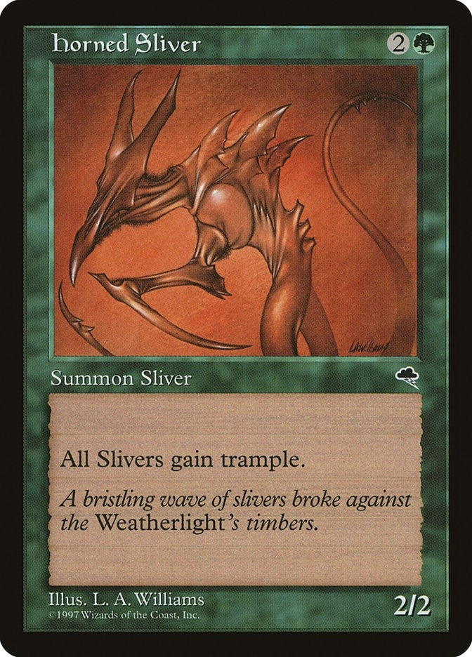 Image for Horned Sliver (234) - Magic: The Gathering