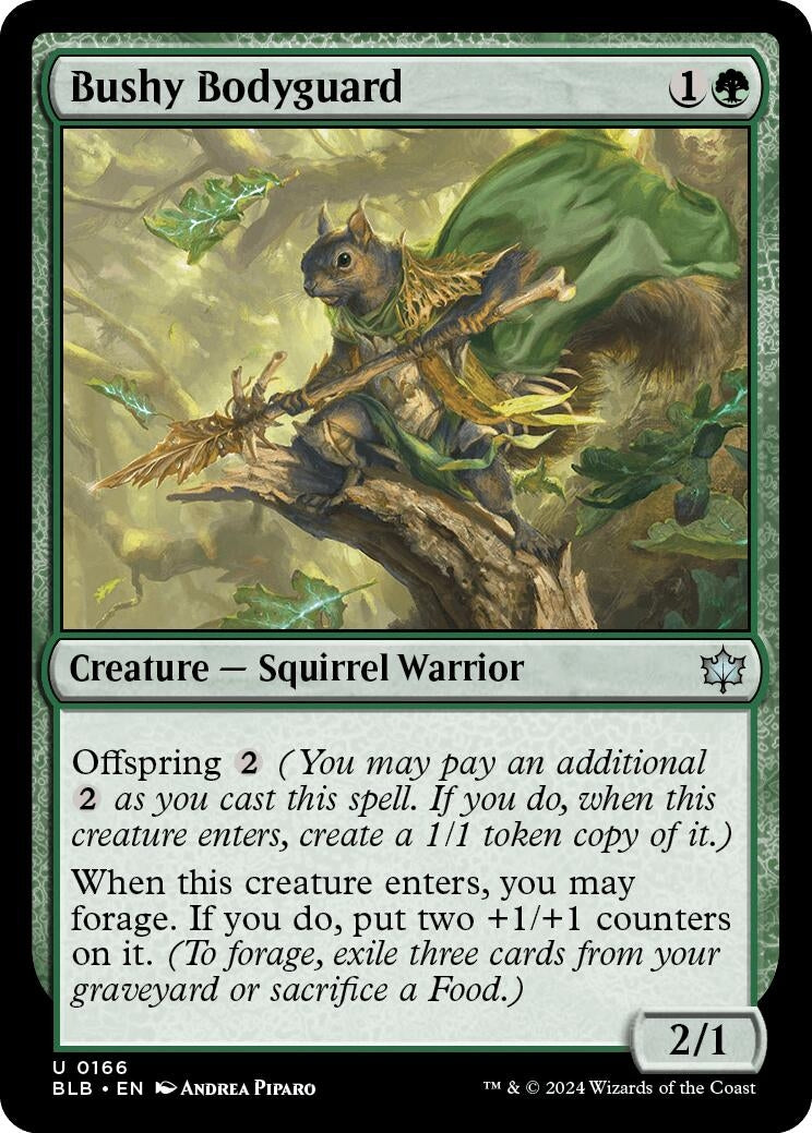 Image for Bushy Bodyguard (166) - Magic: The Gathering