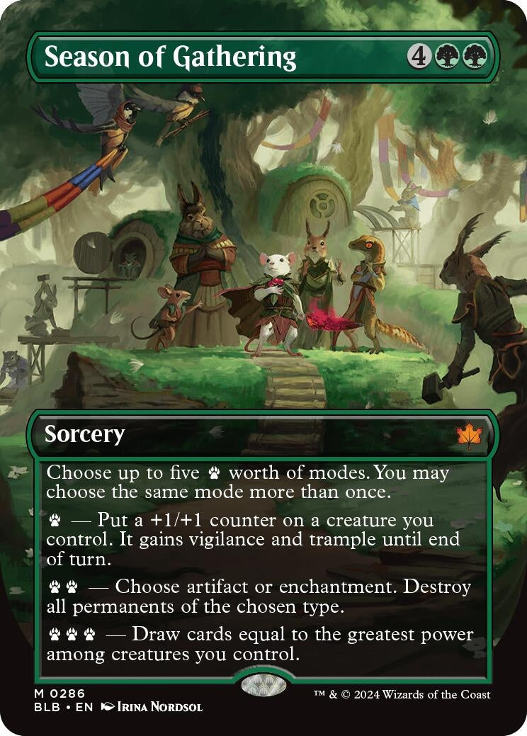 Image for Season of Gathering (Borderless) (286) - Magic: The Gathering