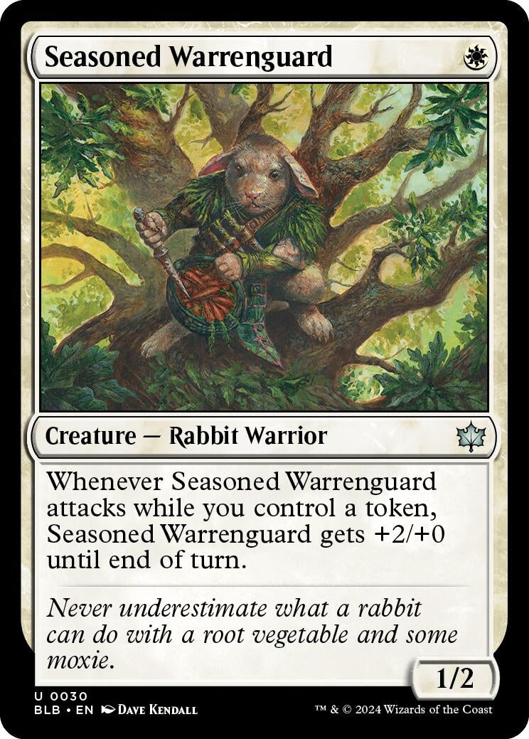 Image for Seasoned Warrenguard (30) - Magic: The Gathering