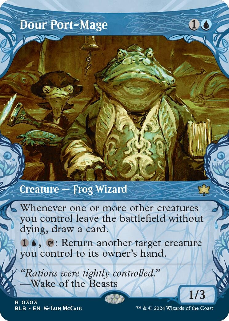 Image for Dour Port-Mage (Showcase) (303) - Magic: The Gathering