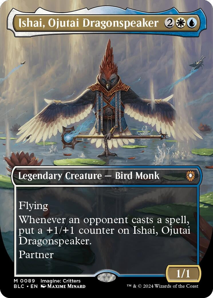 Image for Ishai, Ojutai Dragonspeaker (Borderless) (89) - Magic: The Gathering