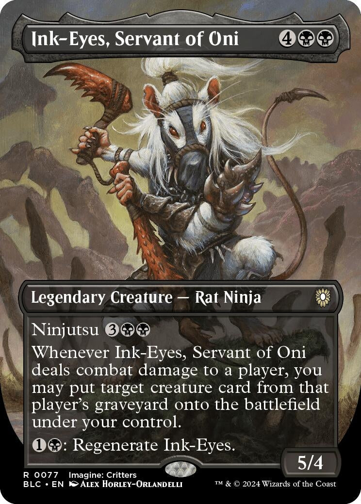 Image for Ink-Eyes, Servant of Oni (Borderless) (77) - Magic: The Gathering