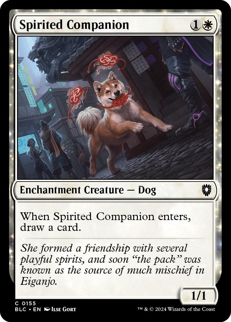 Image for Spirited Companion (155) - Magic: The Gathering