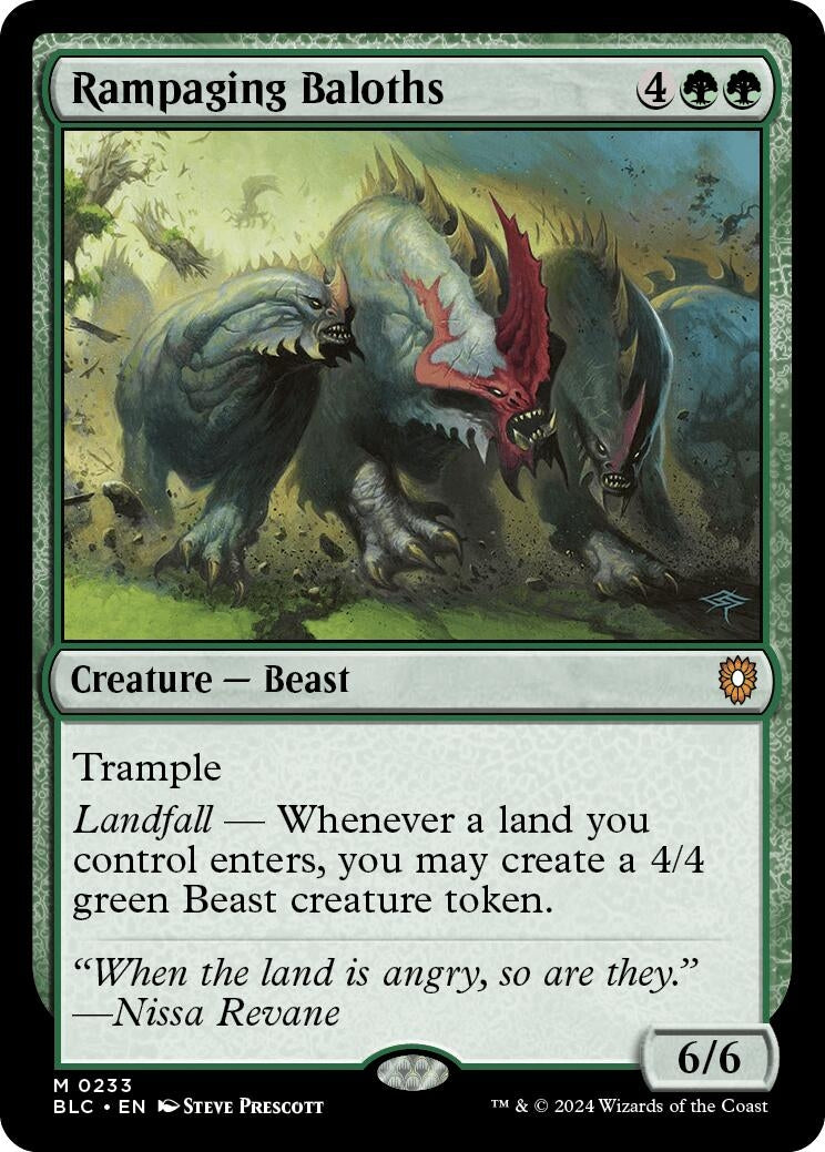 Image for Rampaging Baloths (233) - Magic: The Gathering