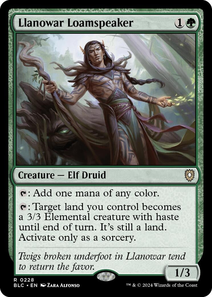 Image for Llanowar Loamspeaker (228) - Magic: The Gathering