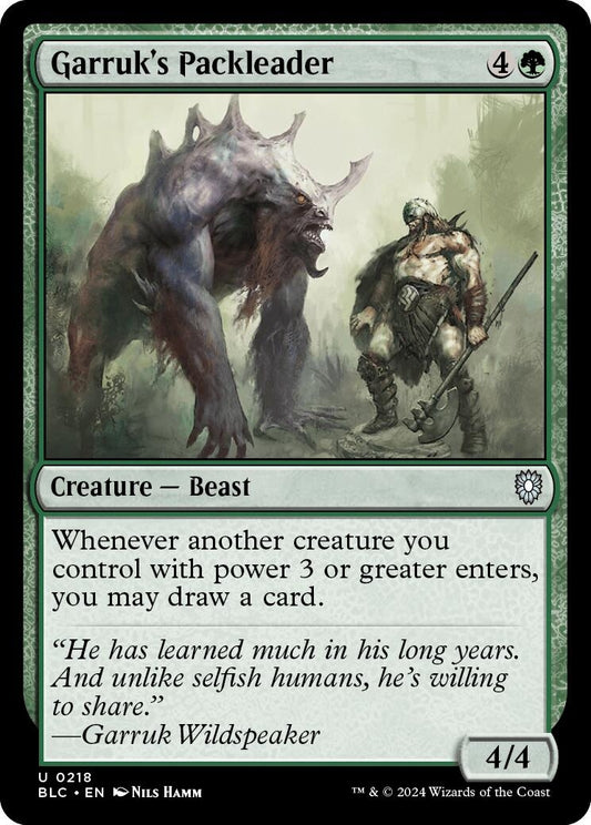 Image for Garruk's Packleader (218) - Magic: The Gathering