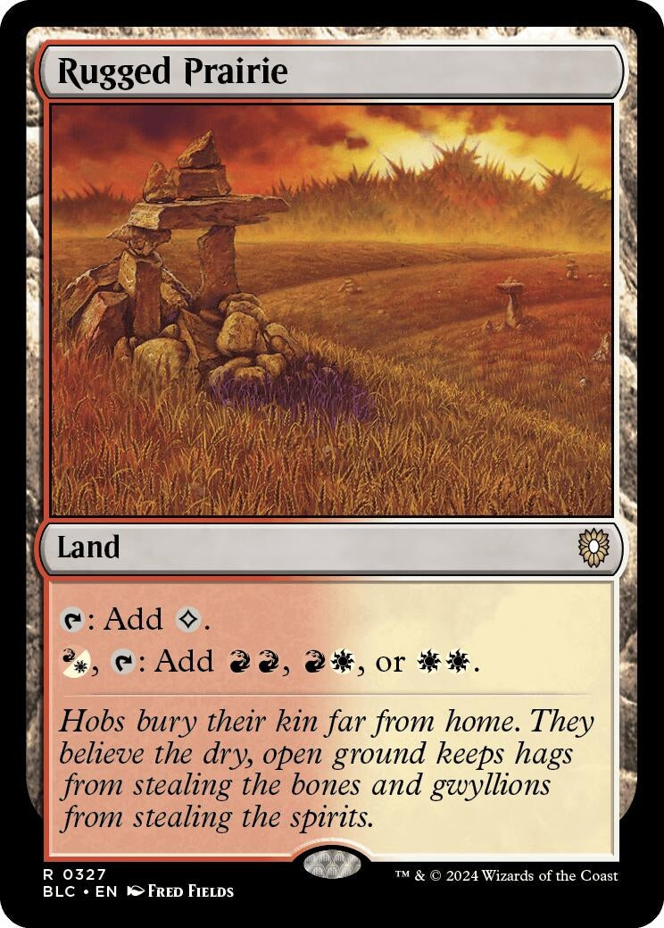 Image for Rugged Prairie (327) - Magic: The Gathering