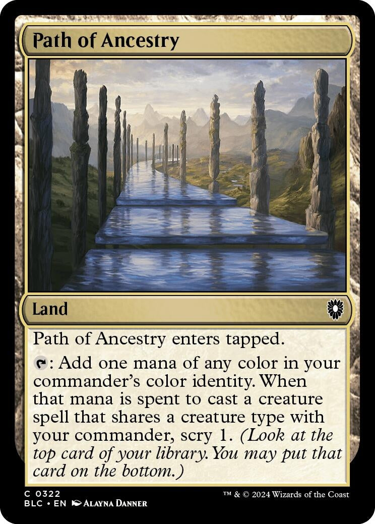 Image for Path of Ancestry (322) - Magic: The Gathering