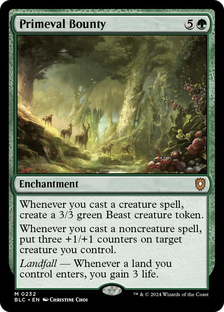 Image for Primeval Bounty (232) - Magic: The Gathering