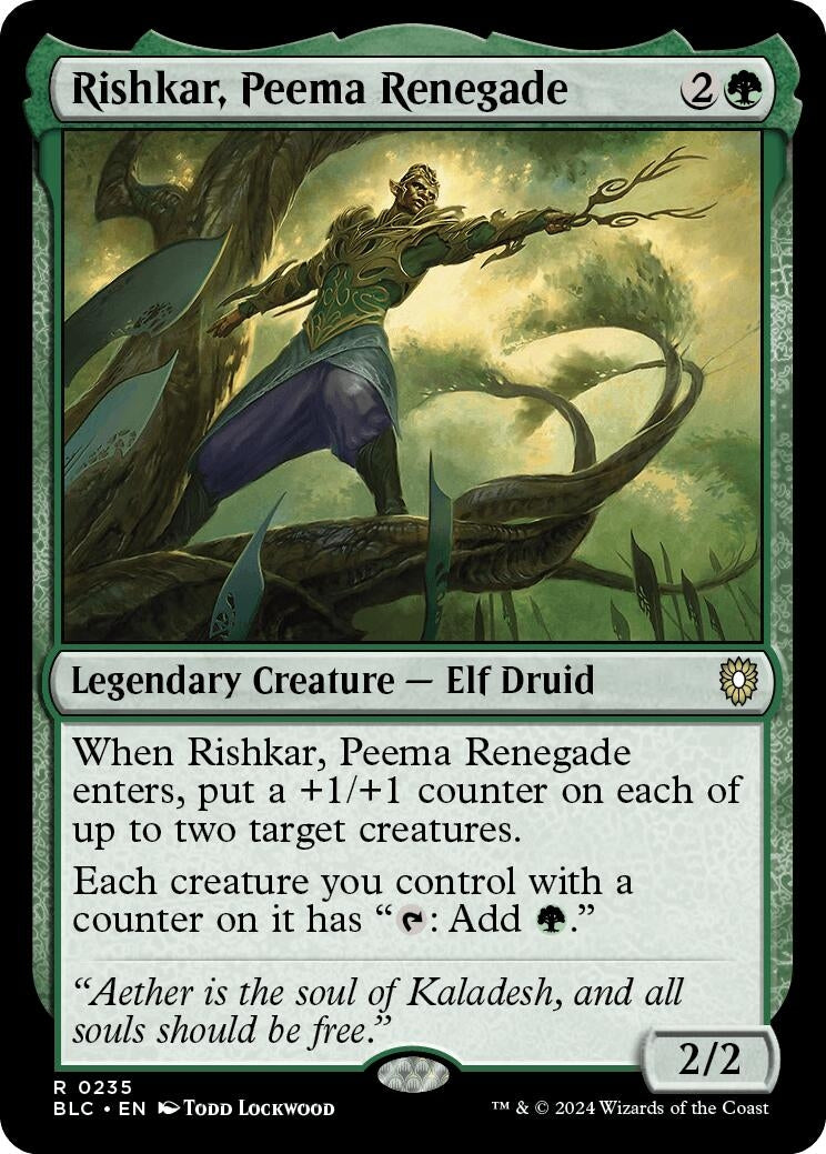 Image for Rishkar, Peema Renegade (235) - Magic: The Gathering