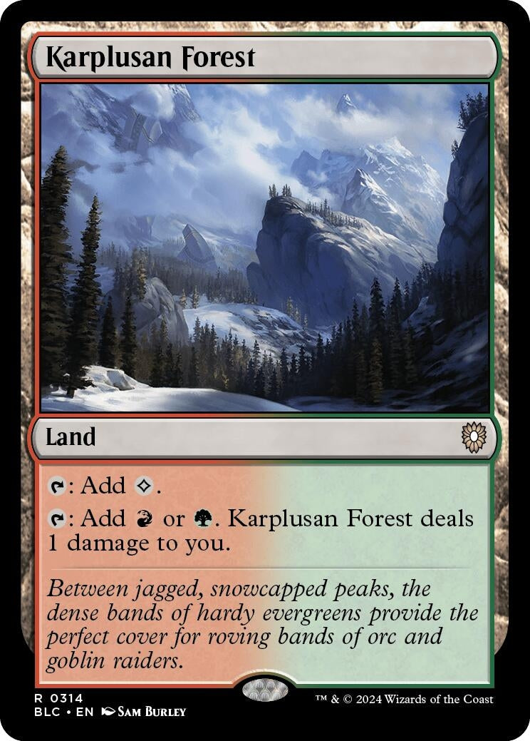 Image for Karplusan Forest (314) - Magic: The Gathering