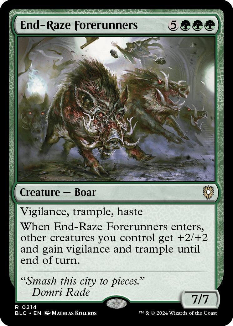Image for End-Raze Forerunners (214) - Magic: The Gathering