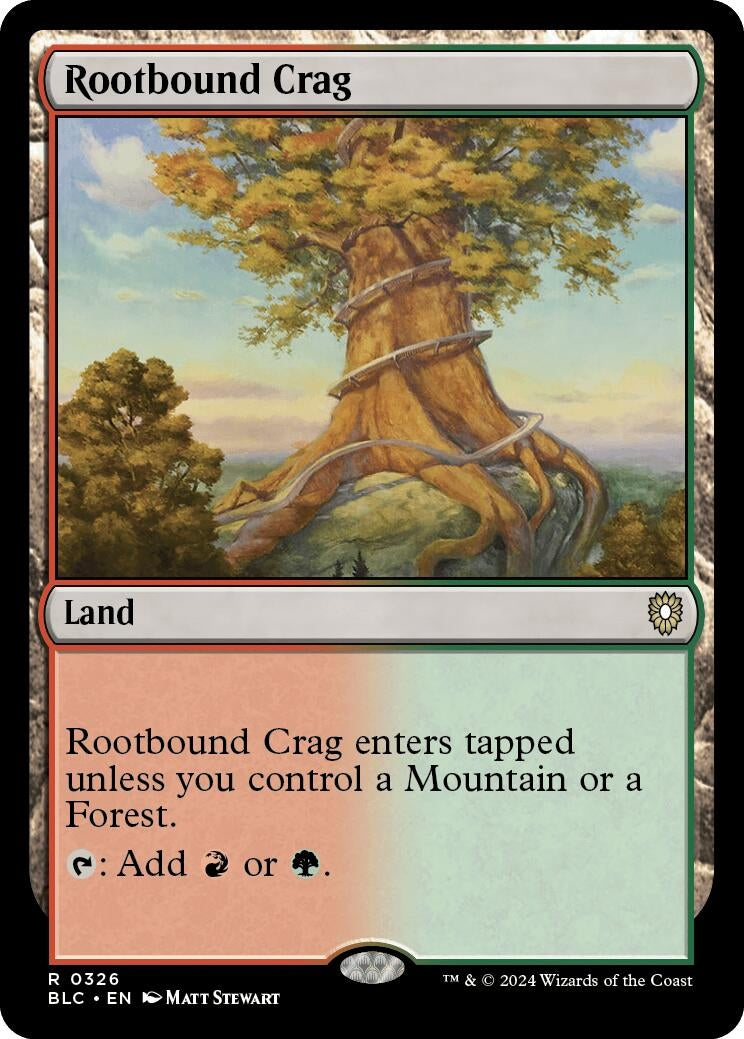 Image for Rootbound Crag (326) - Magic: The Gathering