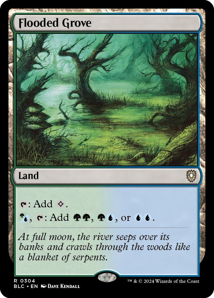 Image for Flooded Grove (304) - Magic: The Gathering