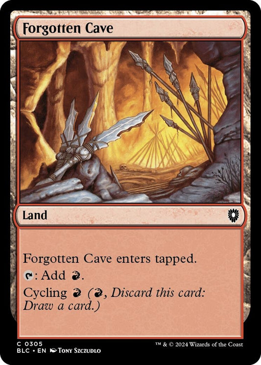 Image for Forgotten Cave (305) - Magic: The Gathering