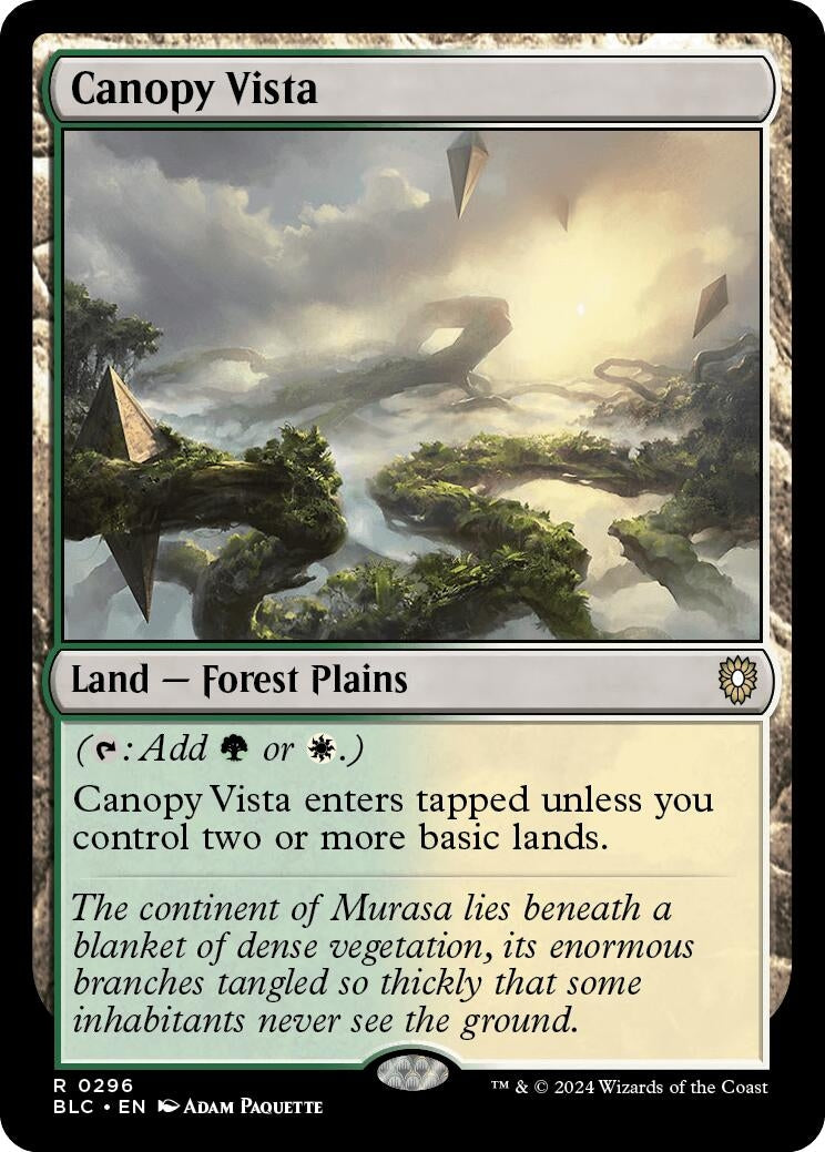 Image for Canopy Vista (296) - Magic: The Gathering