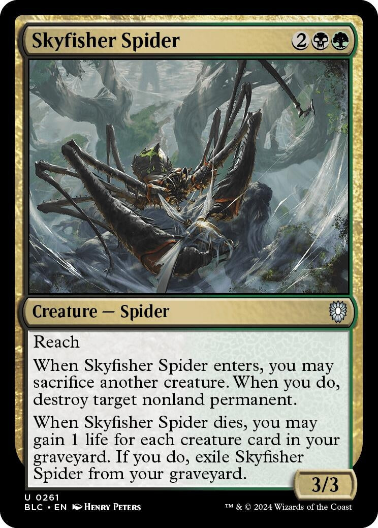 Image for Skyfisher Spider (261) - Magic: The Gathering