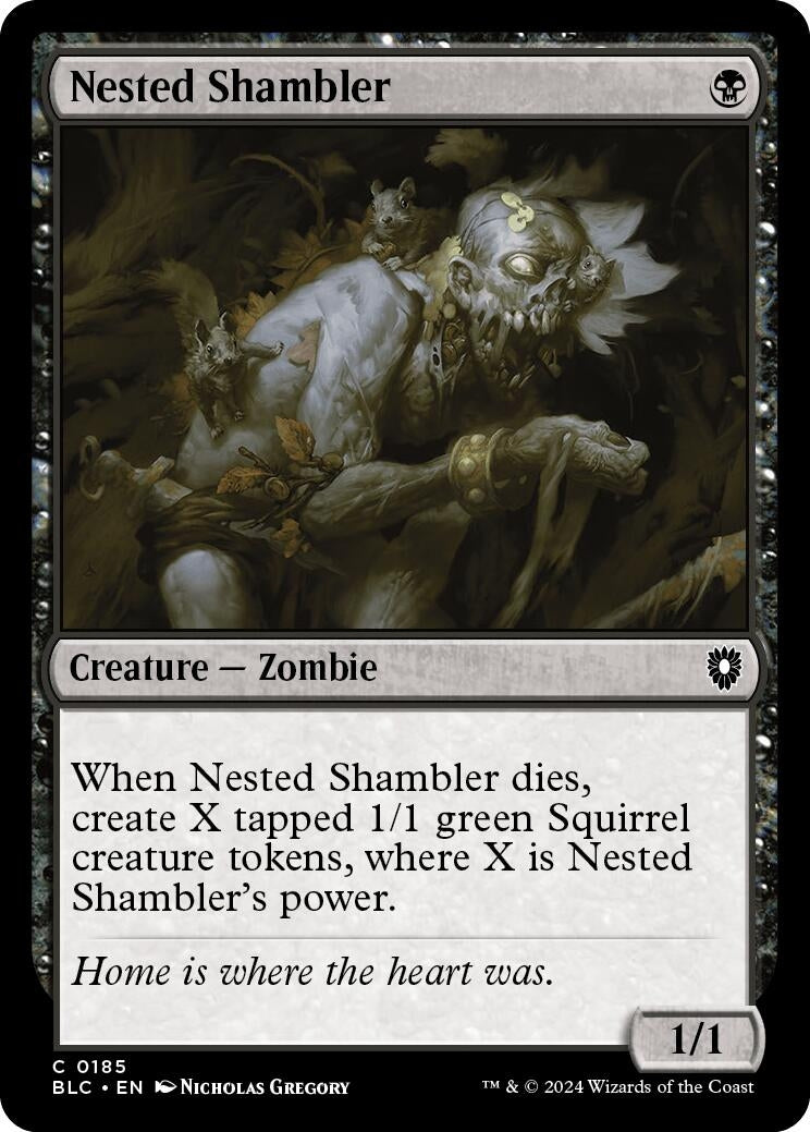 Image for Nested Shambler (185) - Magic: The Gathering