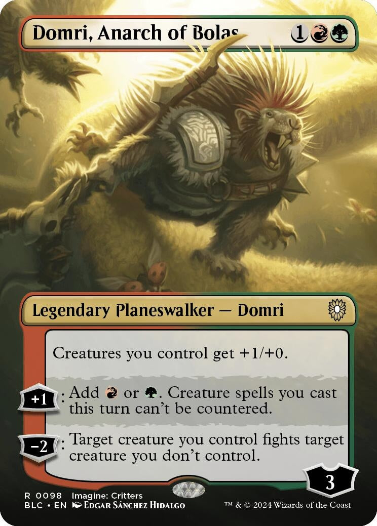Image for Domri, Anarch of Bolas (Borderless) (98) - Magic: The Gathering