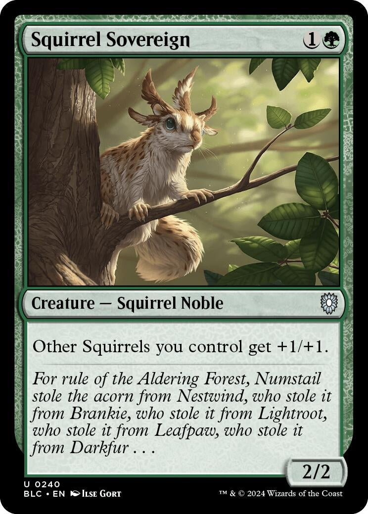 Image for Squirrel Sovereign (240) - Magic: The Gathering