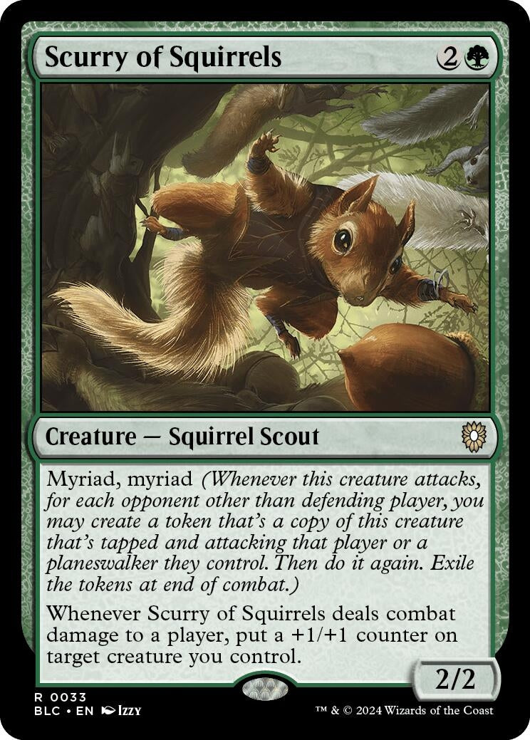 Image for Scurry of Squirrels (33) - Magic: The Gathering