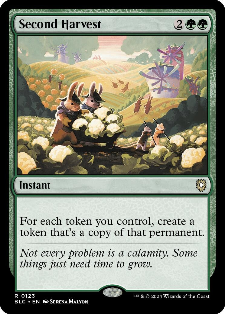 Image for Second Harvest (123) - Magic: The Gathering