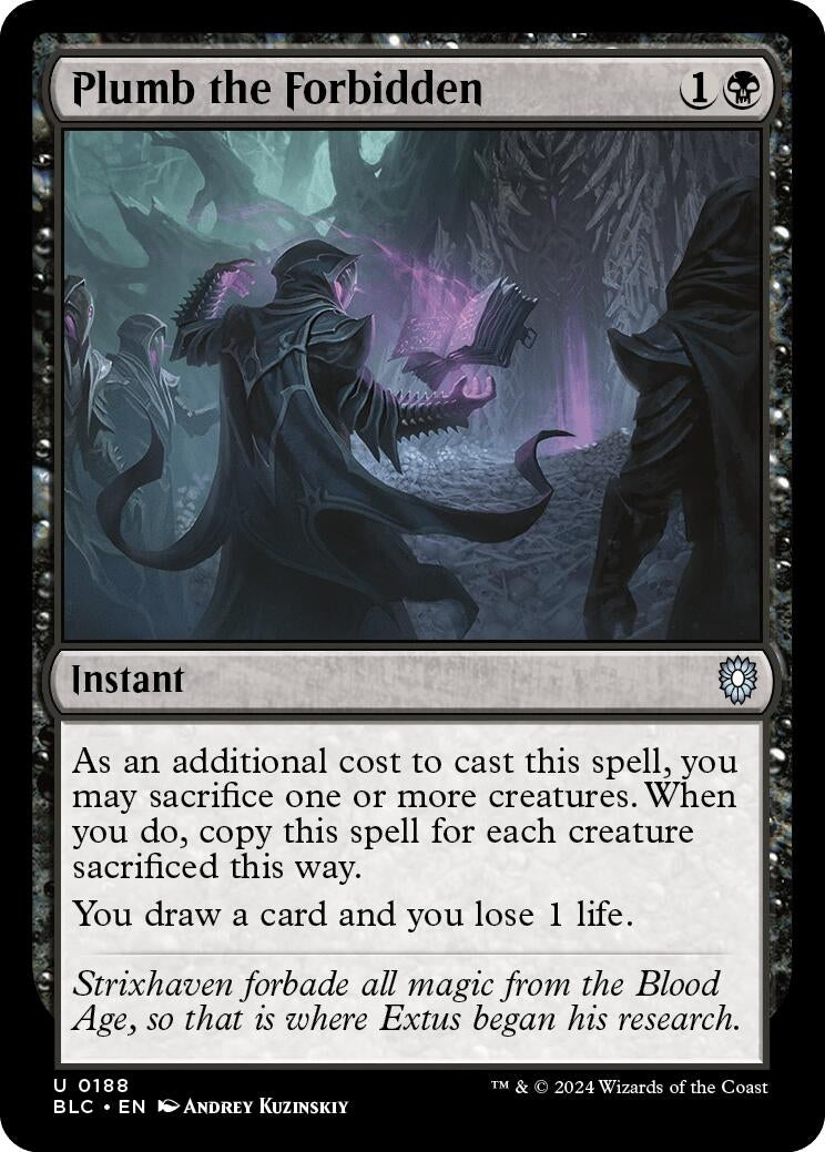 Image for Plumb the Forbidden (188) - Magic: The Gathering