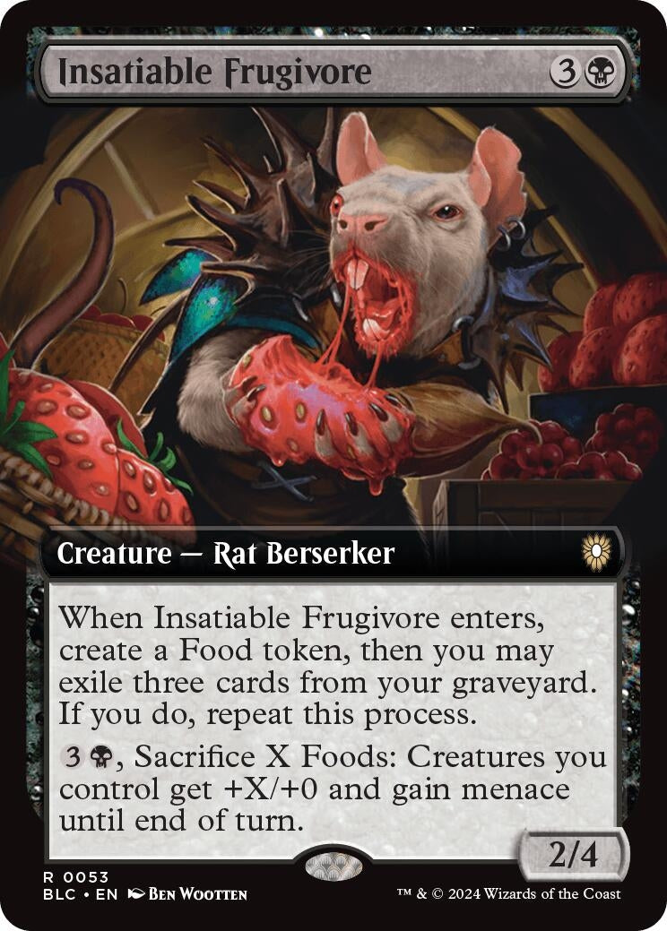 Image for Insatiable Frugivore (Extended Art) (53) - Magic: The Gathering