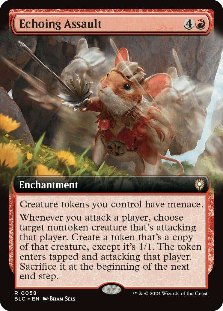 Image for Echoing Assault (Extended Art) (58) - Magic: The Gathering