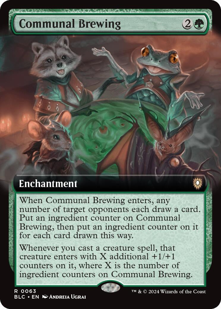 Image for Communal Brewing (Extended Art) (63) - Magic: The Gathering