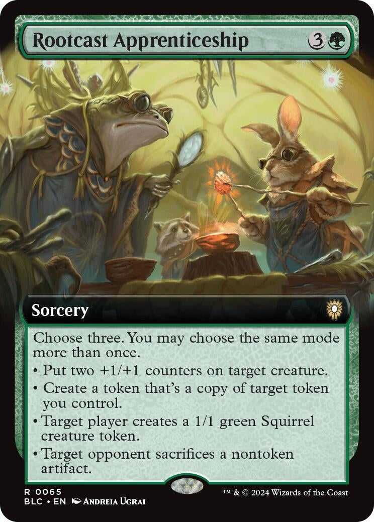 Image for Rootcast Apprenticeship (Extended Art) (65) - Magic: The Gathering
