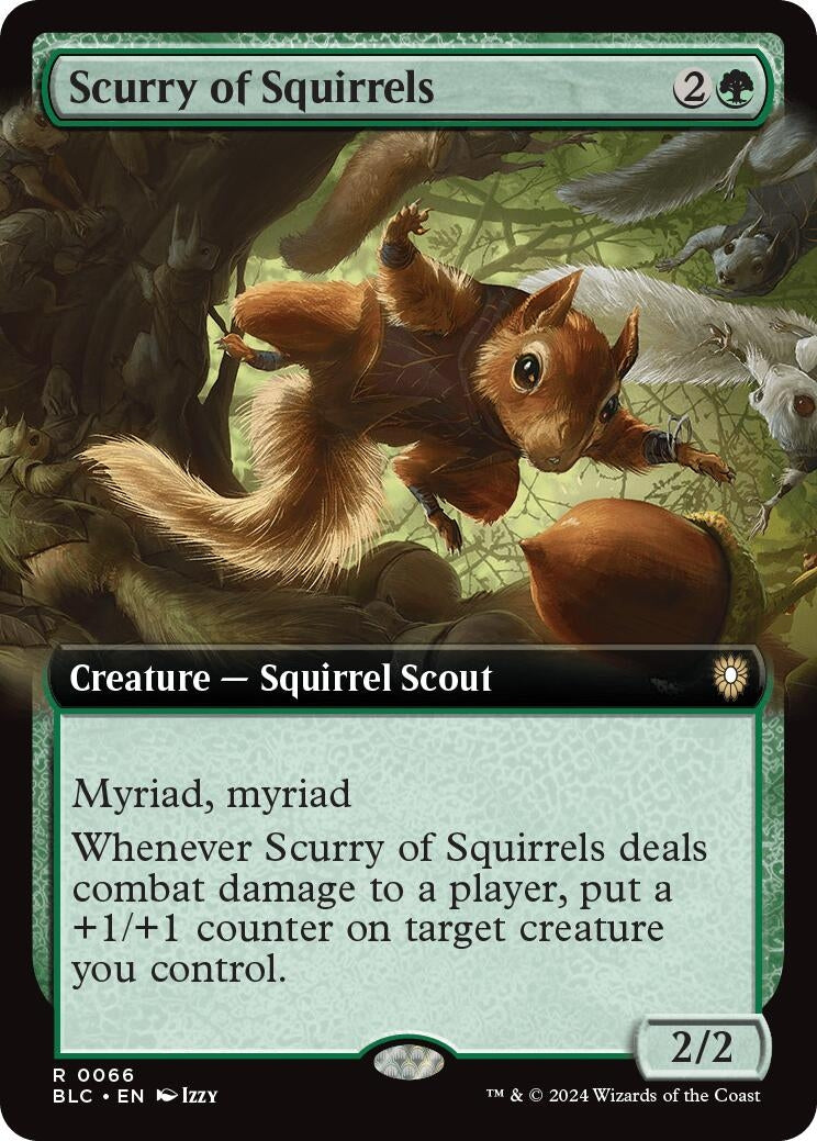 Image for Scurry of Squirrels (Extended Art) (66) - Magic: The Gathering