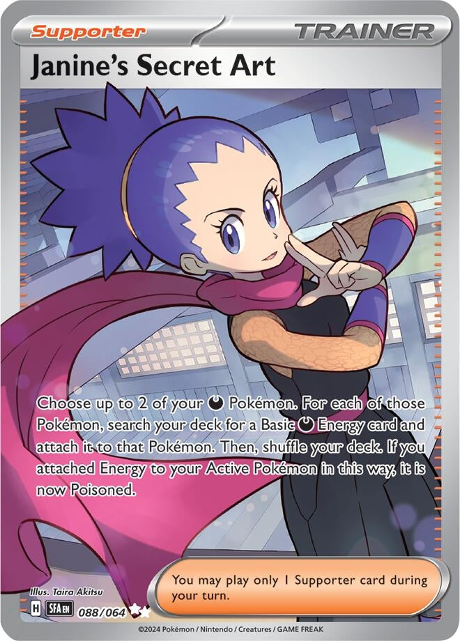 Image for Janine's Secret Art (088/064) - Pokemon