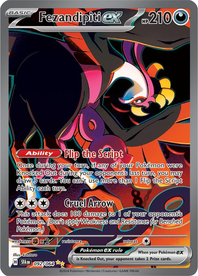 Image for Fezandipiti ex (092/064) - Pokemon