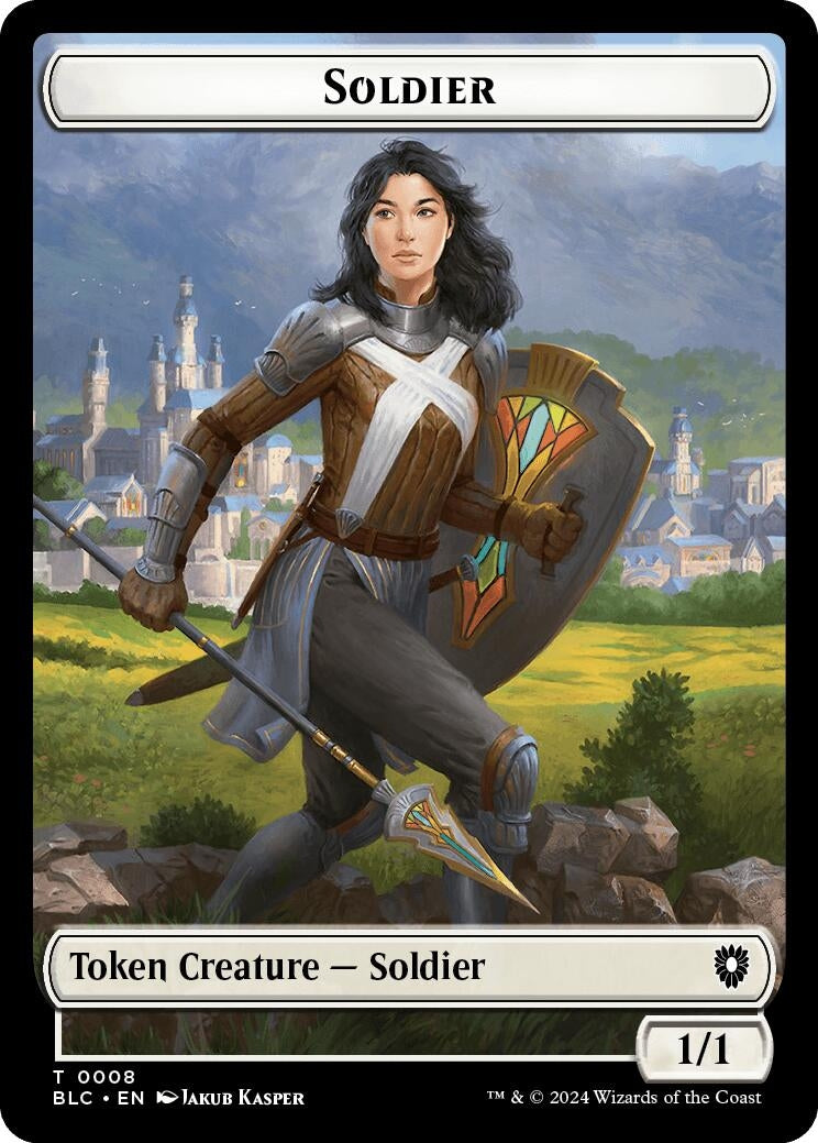 Image for Soldier // Citizen Double-Sided Token (8 // 33) - Magic: The Gathering
